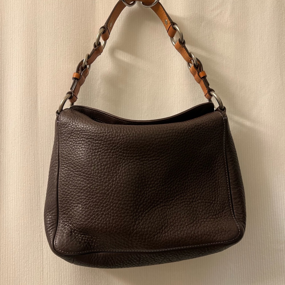 Coach pebble brown leather purse. Size OS - Picture 2 of 5